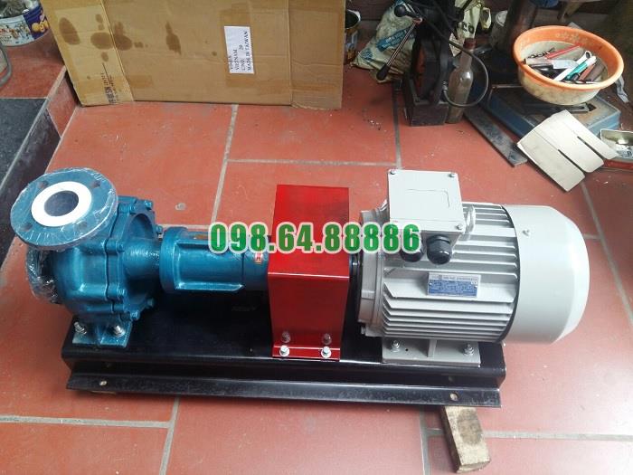 Bơm dầu công nghiệp chịu nhiệt RY65-40-200A lưu lượng 25 m3/h, cột áp 35 m, công suất 5.5 kW, tốc độ 2900 vòng/phút